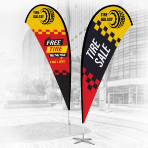 Teardrop Flags (Single & Double Sided)