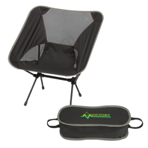 Outdoor Folding Chair w/ Travel Bag - Gray