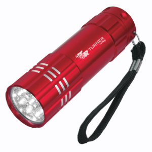 Aluminum LED Flashlight w/ Strap