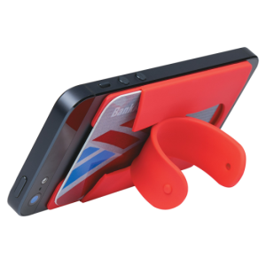 Silicone Phone Wallet w/ Stand
